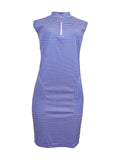 Marilyn Dress - Blue Gingham Sleeveless