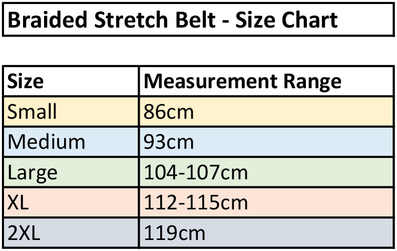 Braided Stretch Belts