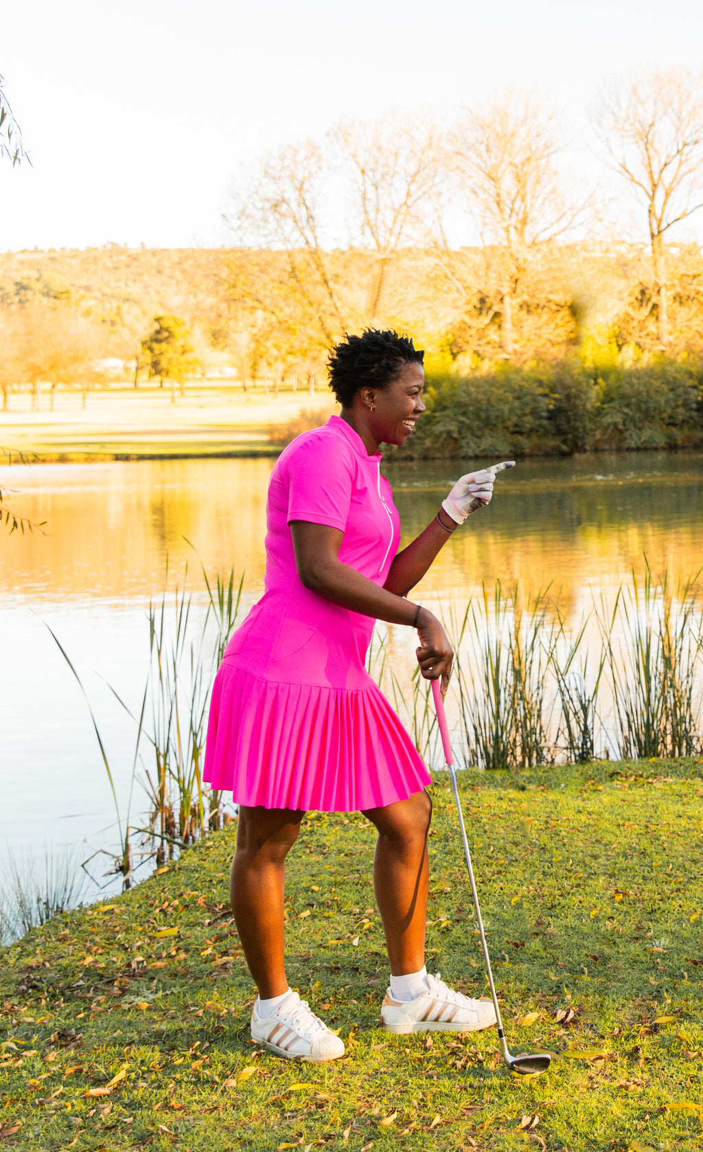Pleated Golf Dress
