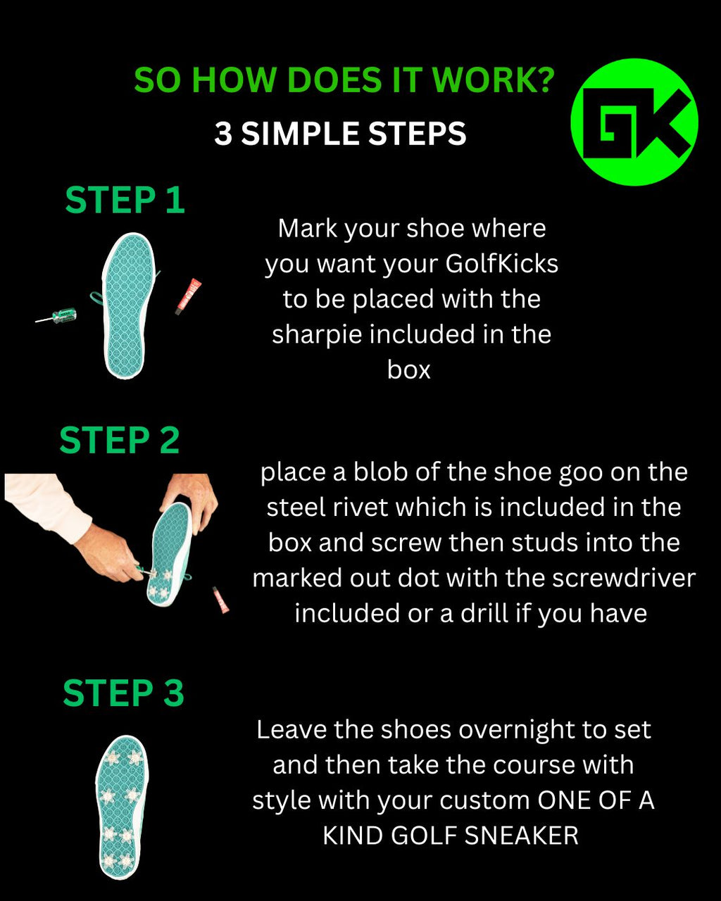 GolfKicks Traction Kit