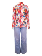 Long Sleeve Zip-up Top