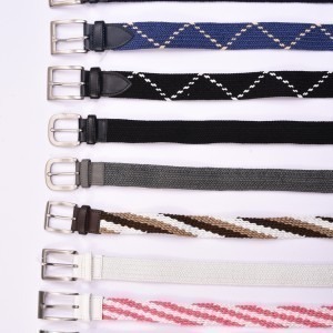 Unisex Braided Stretch Belt