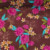 Pattern: Brown Floral Fantasy